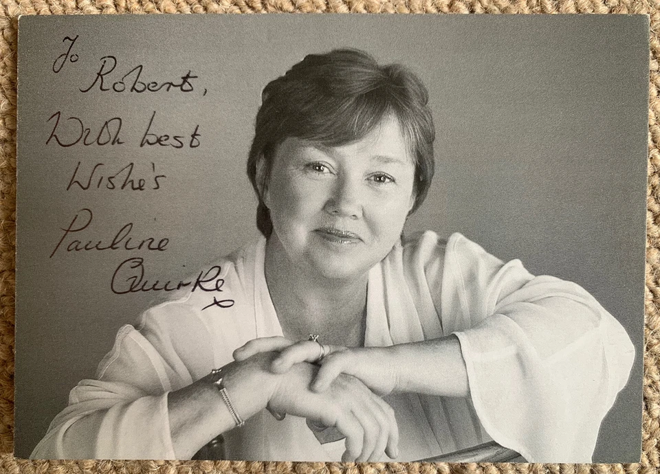 PAULINE QUIRKE - BIRDS OF A FEATHER  - HAND SIGNED AUTOGRAPH PHOTO CARD - Image 1 of 1