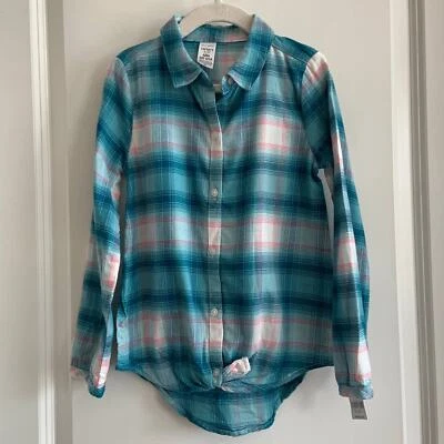 Corbata delantera a cuadros con botones Carter's 6/6X Foto 1 de 4