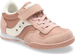 Saucony Z4668* Kids Girl's Toddler Pink/Cream Bullet Jr Sneakers Size 9.5 M - Picture 1 of 7