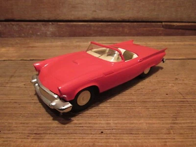Vintage AMT 1957 Ford Thunderbird Sport Coupe Red Friction Promo Model - PARTS! - Image 1 of 4