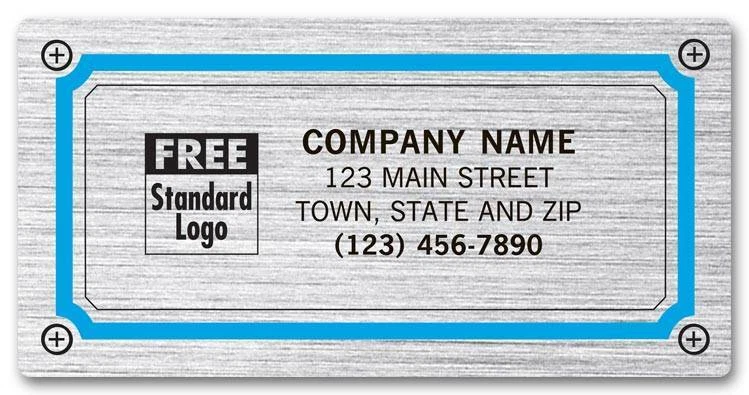 250 Large Chrome Poly Address Labels, NEBS/Deluxe # 1510-1 - Image 1 of 1