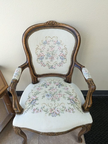 Italian Chateau D'Ax Spa Tapestry Chairs, 3 Available - LOCAL PICKUP ONLY Cover
