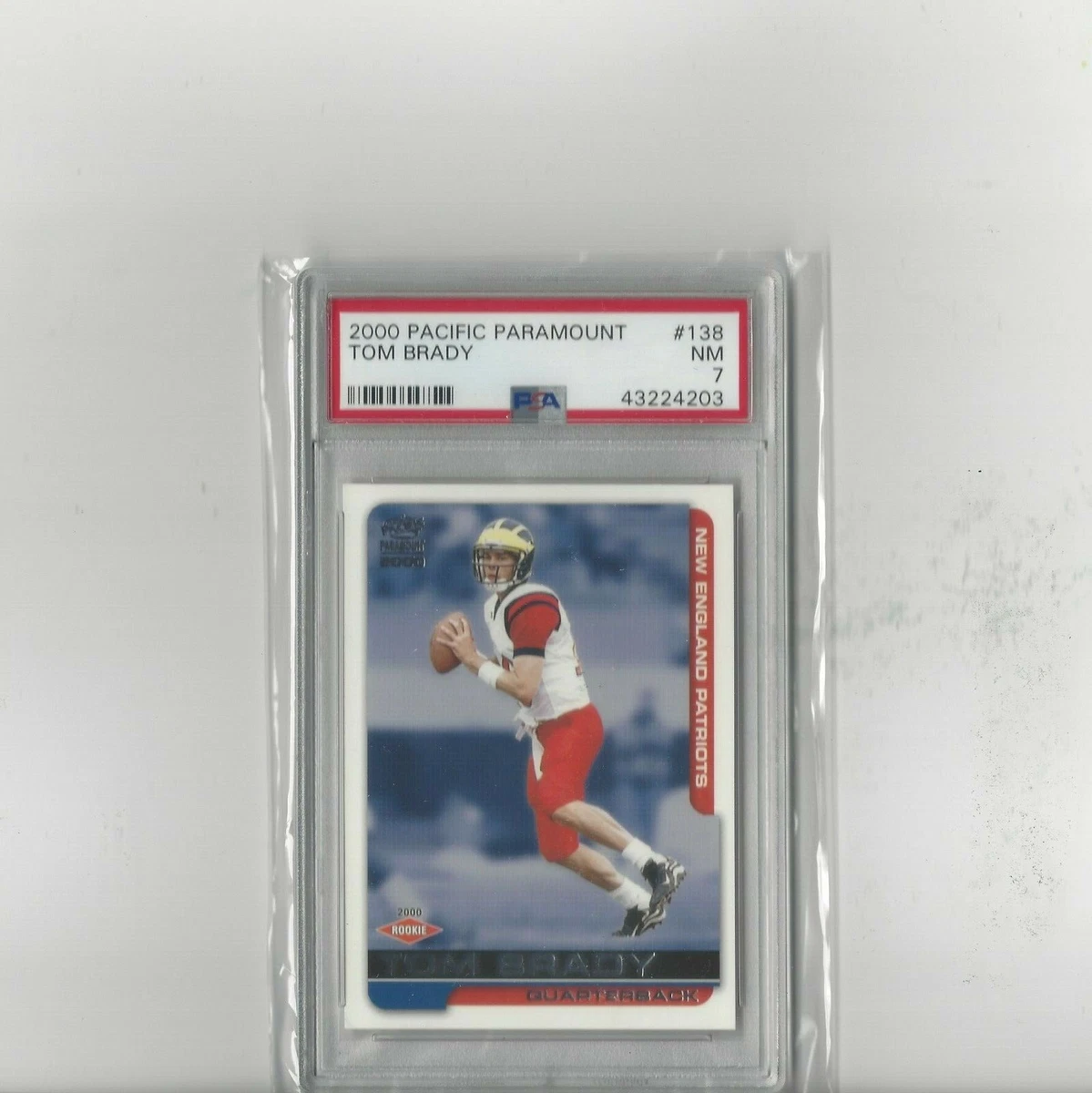 その他 2000 PARAMOUNT #138 TOM BRADY 2000 Pacific Paramount Tom Brady #138 for sale | eBay