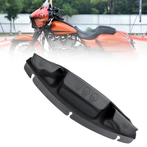 Bolsa de parabrisas de 3 bolsillos calavera negra para Harley Touring Electra Street Glide - Imagen 1 de 12