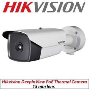 Cámara térmica Hikvision CCTV IP POE red bala detección de incendios DS-2TD2136-15 - Imagen 1 de 4