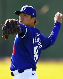 8x10 Photo YOSHINOBU YAMAMOTO Los Angeles Dodgers World Baseball Classic JAPAN - Picture 1 of 1