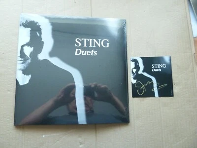 STING (THE POLICE) - DUETS - 2xLP VINYL SET WITH SIGNED ARTCARD - NEW / SEALED - Image 1 of 4