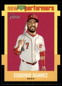 2020 Topps Heritage New Age Performers Eugenio Suarez #NAP-1 - Picture 1 of 2