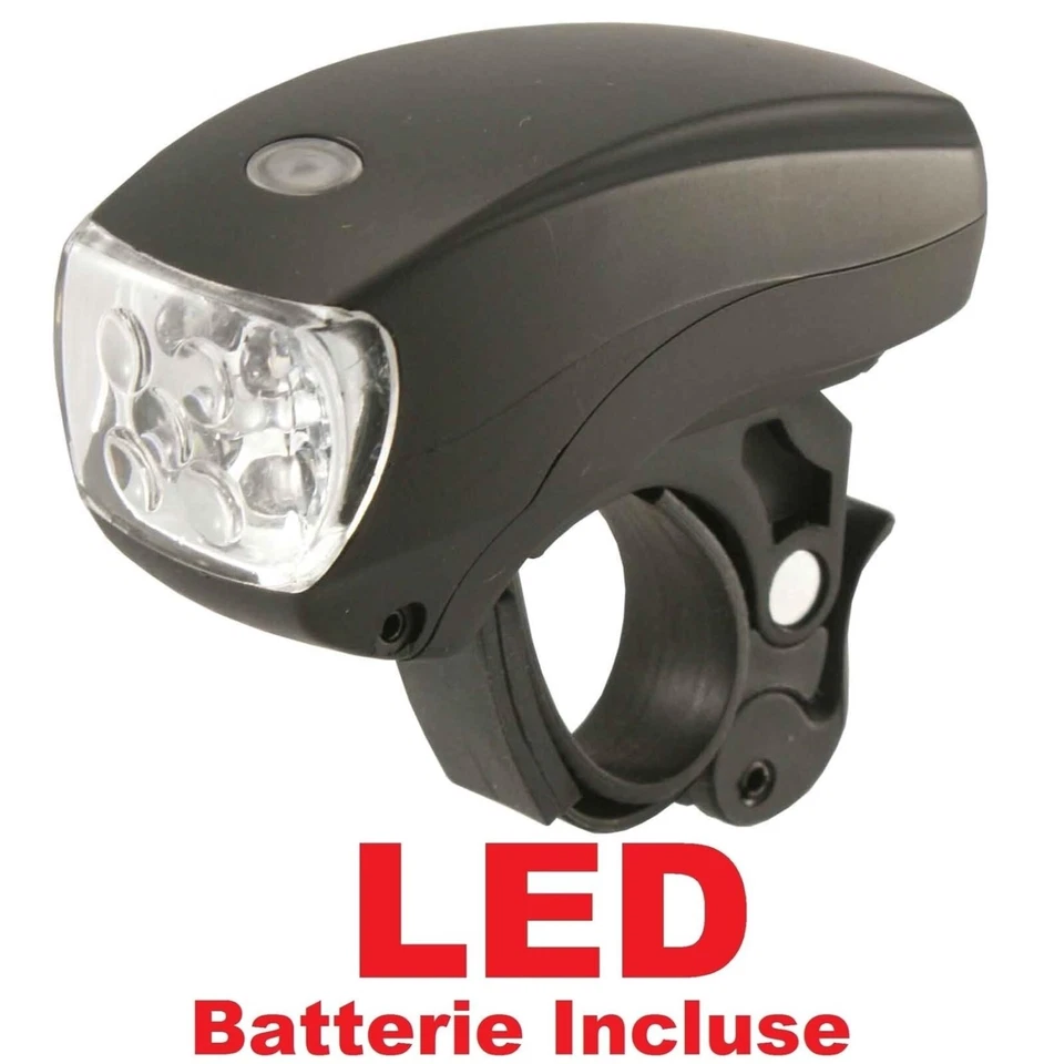 Fanale anteriore a led con attacco al MANUBRIO per bicicletta - Immagine 1 di 1