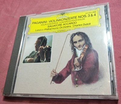 Paganini Violinkonzerte 3-4 Salvatore Accardo London Philharmonic Orchestra CD Foto 1 de 3