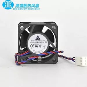 Delta AFB0424HD 4020 24V 0.11A 4CM 3-Pin Large Airflow Inverter Cooling Fan - Picture 1 of 5