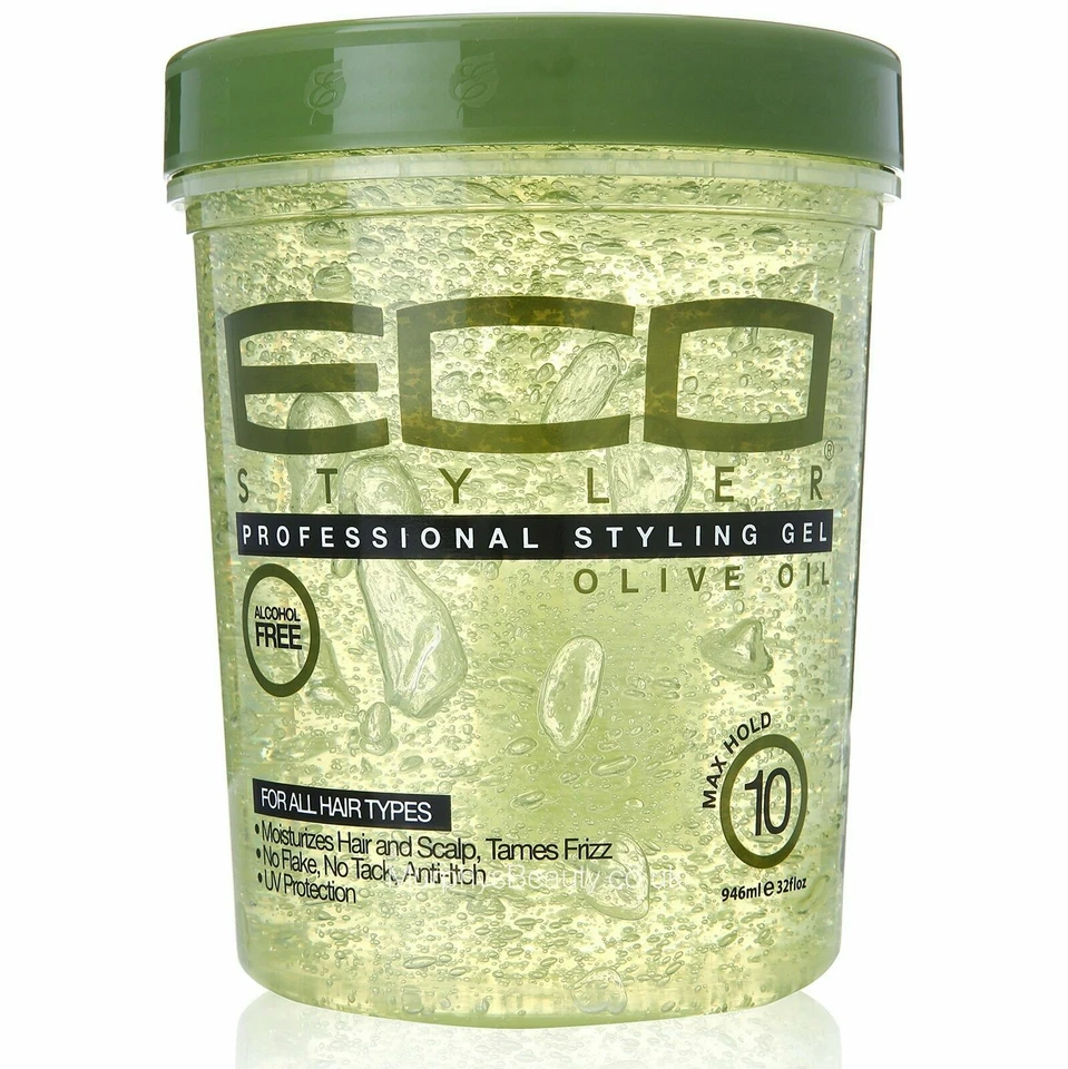 Eco Styler Olive Oil Gel 32oz 946ml For All Hair type Moisturise Hair & Scalp