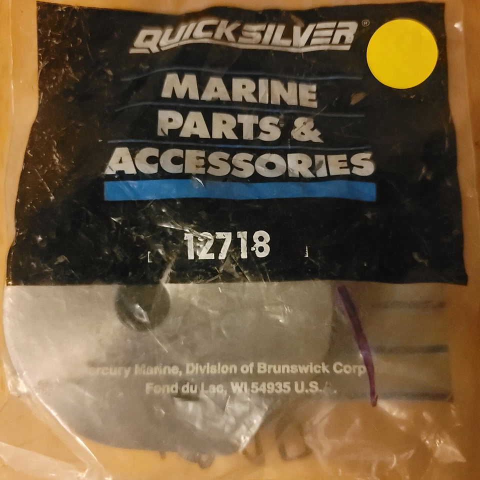 New OEM Mercruiser Quicksilver Part Number 12718 - Image 1 of 1