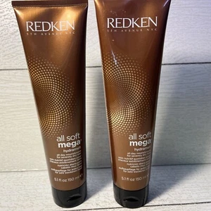 Redken All Soft Mega Hydramelt trattamento senza uscita 5,1 once (confezione da 2) - Foto 1 di 3