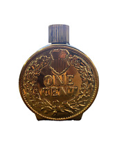 Avon - Bravo Aftershave - Coin Bottle 1877 Penny - 4 oz - Empty