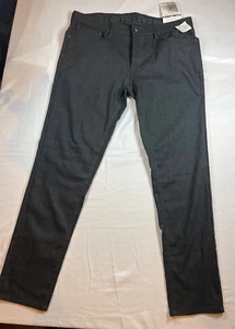 Projek Raw Pants Brand New Pinstripe 36x31 Stretch Gray Black Mens Acti Flex NWT - Picture 1 of 19