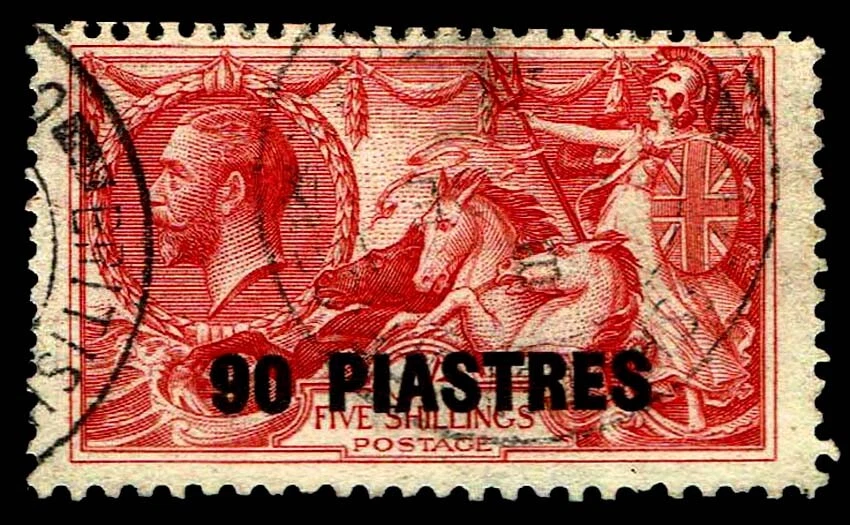 1921 GB Offices in Turkish Empire #63 - Used - Fine - CV$35.00 (ESP#3730) Foto 1 de 1