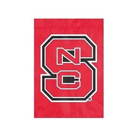 Party Animal North Carolina State Wolfpack NCAA Garden Flag, Red, 18" x 12.5" Cover