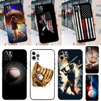 Case For iPhone 15 Pro Max 14 Plus 11 12 13 XS XR 8 7 Cool Baseball Phone Cover - Image 1 of 4