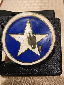 Distintivo emblema radiatore auto stella antica originale - Foto 1 di 6