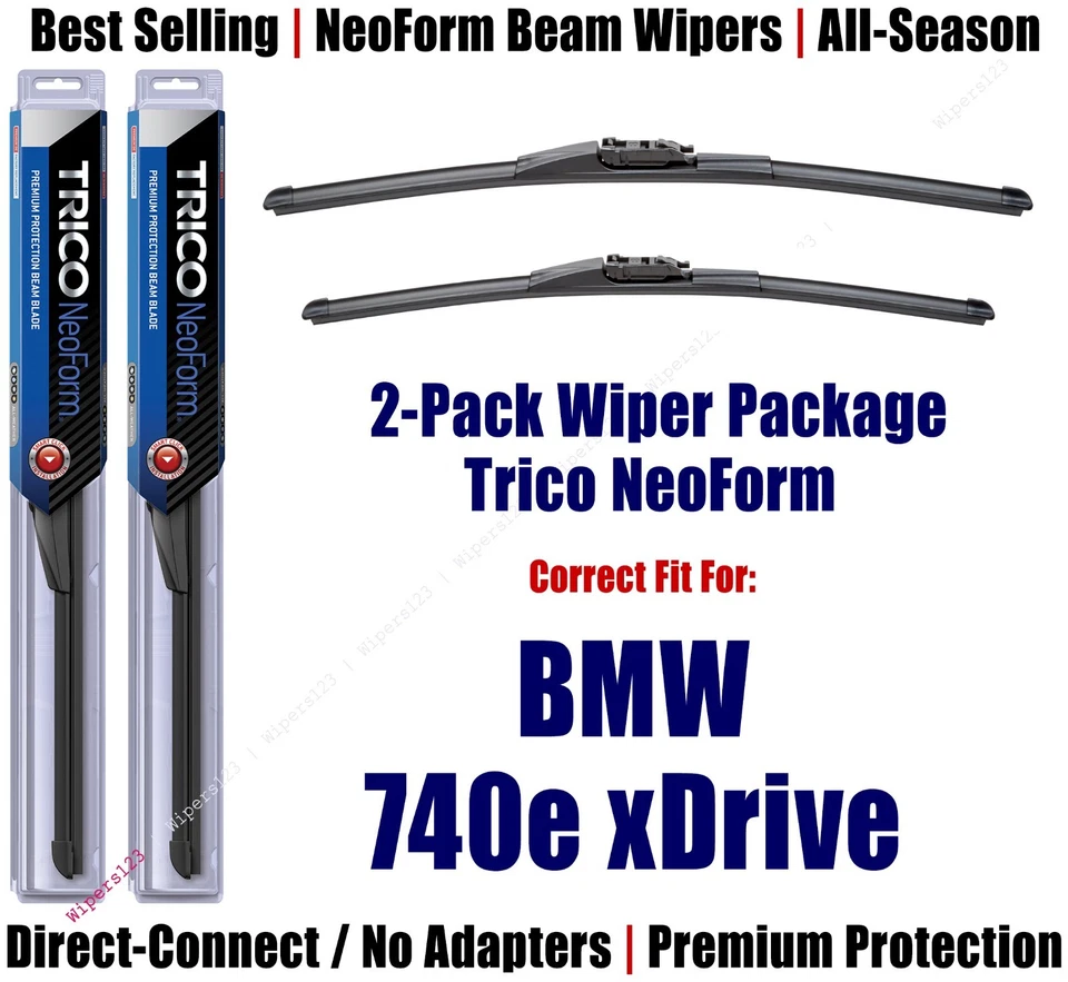 Pacote com 2 limpadores Super-Premium NeoForm fit 2017+ BMW 740e xDrive - 162515/1915 - Imagem 1 de 1