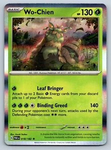 Wo-Chien - Holo Rare - Paradox Rift PAR 018/182 Pokemon TCG Card - Picture 1 of 2