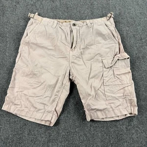 Z Brand Cargo Short Mens Size 38 Pink Canvas Pockets Anchor Fit - Picture 1 of 15