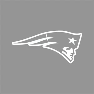 New England Patriots NFL Team Logo 1 Color Vinyl Decal Sticker Car Window Wall - Picture 1 of 7