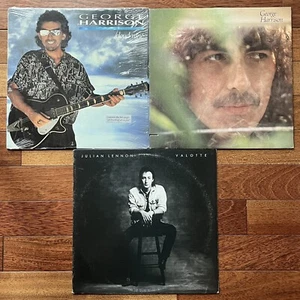George Harrison & Julian Lennon 3 LP Lot (Cloud Nine, S/T, Valotte) Dark Horse - Picture 1 of 4