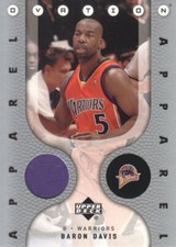 2006-07 Upper Deck Ovation Basketball Apparel Jersey #BD Baron Davis