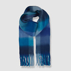 $35 Pia Rossini Women's Blue Melania Bright Check Blanket Scarf One-Size