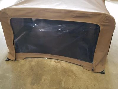 1989 JEEP WRANGLER SOFT TOP ROOF COVER FOR HALF DOOR SMITTY BUILT BRAND - Image 1 of 4