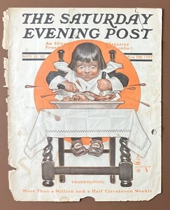 Leyendecker Saturday Evening Post COVER ONLY November 12, 1910 - Picture 1 of 1