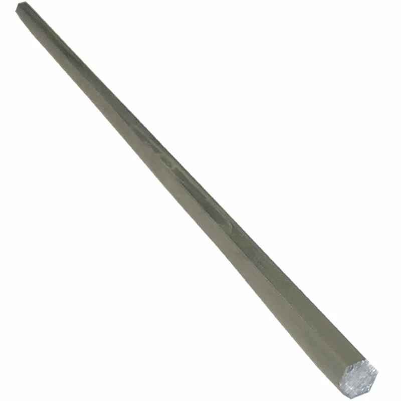 GENERIC Stainless Steel Bar Hexagon 12" long - 0.248" - 1/4" A/F - Steam / Motorcycles