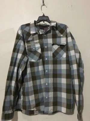 Camisa Patagonia Talla L 100% Algodón Orgánico Hombres Cuadros Cuadros Botón Frontal  Foto 1 de 4
