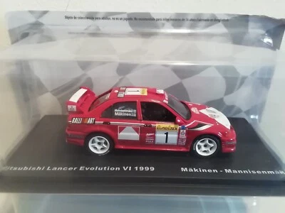 Mitsubishi Lancer Evolution VI Makinen Monte Carlo 1999 Diecast Sealed Salvat - Immagine 1 di 4