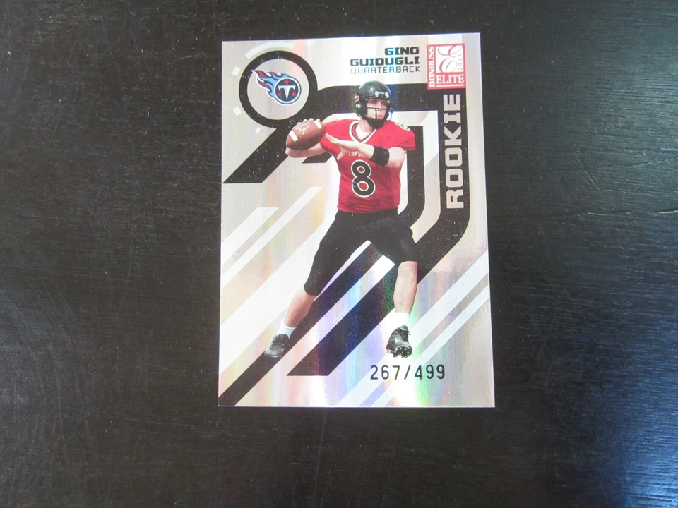 2005 Donruss Elite # 152 Gino Guidugli Card (B64) # 267/499 Titans Cincinnati - Image 1 of 2