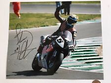 Steve Platter  signed 2003 Superbike Red Bull Racing Motorcycle  bike 12" x 10"