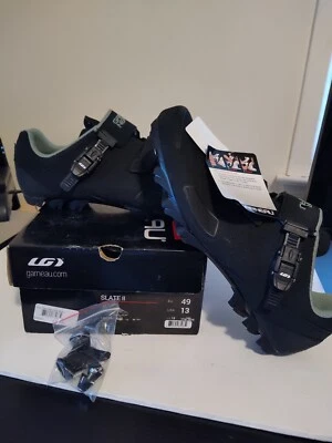 Louis Garneau Men’s Slate II Cycling Shoe Black NWT EU 49 US 13 - Image 1 of 2