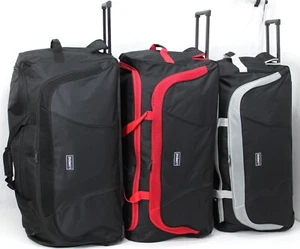 Extra Large 32" Wheeled Holdall Suitcase Luggage Sports Duffel Cabin Trolley Bag - Picture 1 of 37