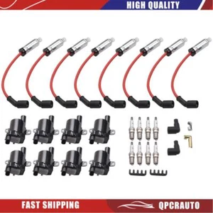 8* Ignition Coils & 41-962 Spark Plug&Wires Fit Chevy Silverado 1500 2500 GMC - Picture 1 of 9