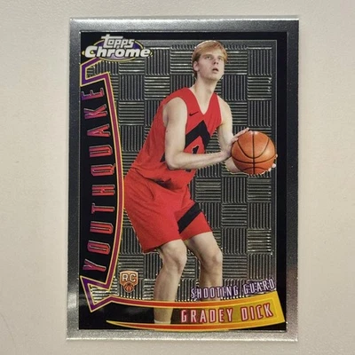 2023-24 Topps Chrome #YQ-10 Gradey Dick Rookie Youthquake - Image 1 of 2