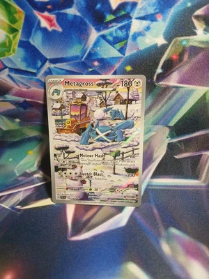 Metagross 178/162 Sv05: Temporal Forces Illustration Rare - NM - Image 1 of 2