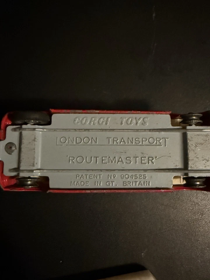 Corgi 468 London Transport Routemaster Bus 1967 vintage original OUTSPAN Oranges - Image 1 of 3