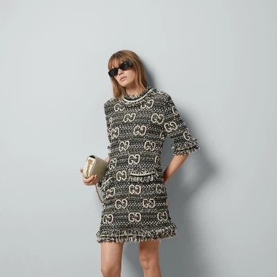 Gucci Wool Mohair GG dress 721151 - BNWT - Image 1 of 4