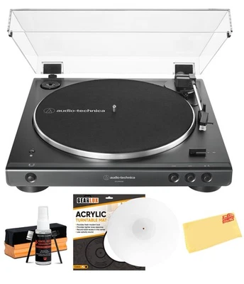 Audio-Technica AT-LP60XBT Fully Automatic Wireless Belt-Drive Turntable - Black - Image 1 of 4