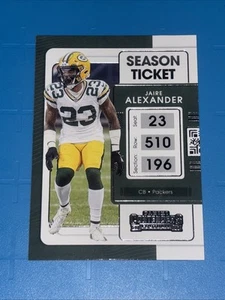 Jaire Alexander 2021 Panini Contenders Season Ticket Green Bay Packers #37 - Picture 1 of 2