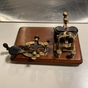 Manhattan Electric key and sounder Telegraph Great Condition  - Picture 1 of 13