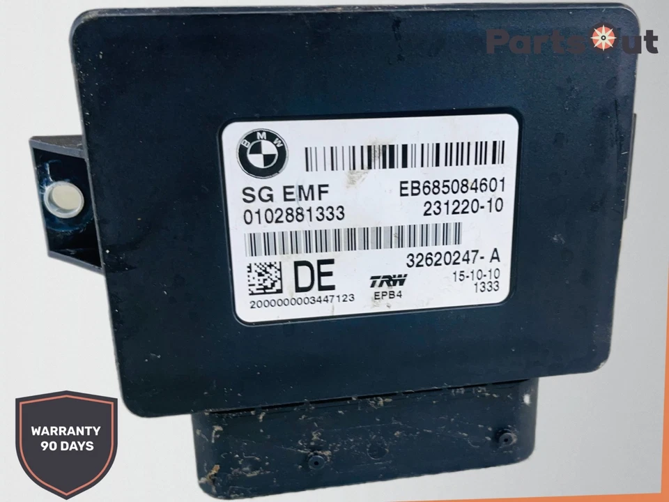 2011 BMW X3 PARKING BRAKE CONTROL MODULE EB685084601 FACTORY 12 13 14 15 16 Foto 1 de 4