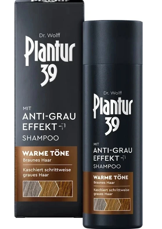 Plantur 39 Anti Grau Effekt Shampoo 200 ml -WARME TÖNE Braunes Haar